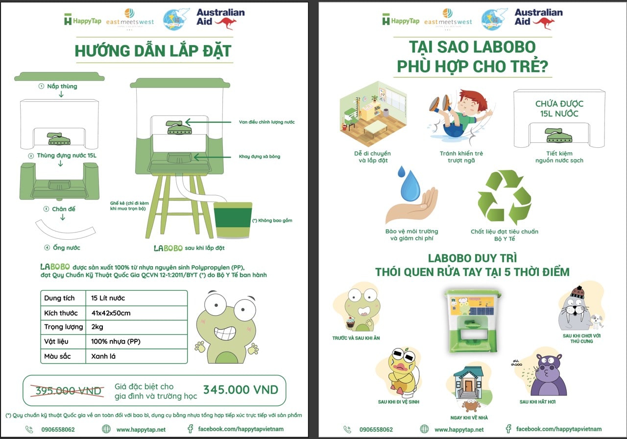 Hand washing products and hygiene promotion in rural Vietnam: A case study of the COVID-19 Response in the Women-Led Output-Based Aid (WOBA) Vietnam project