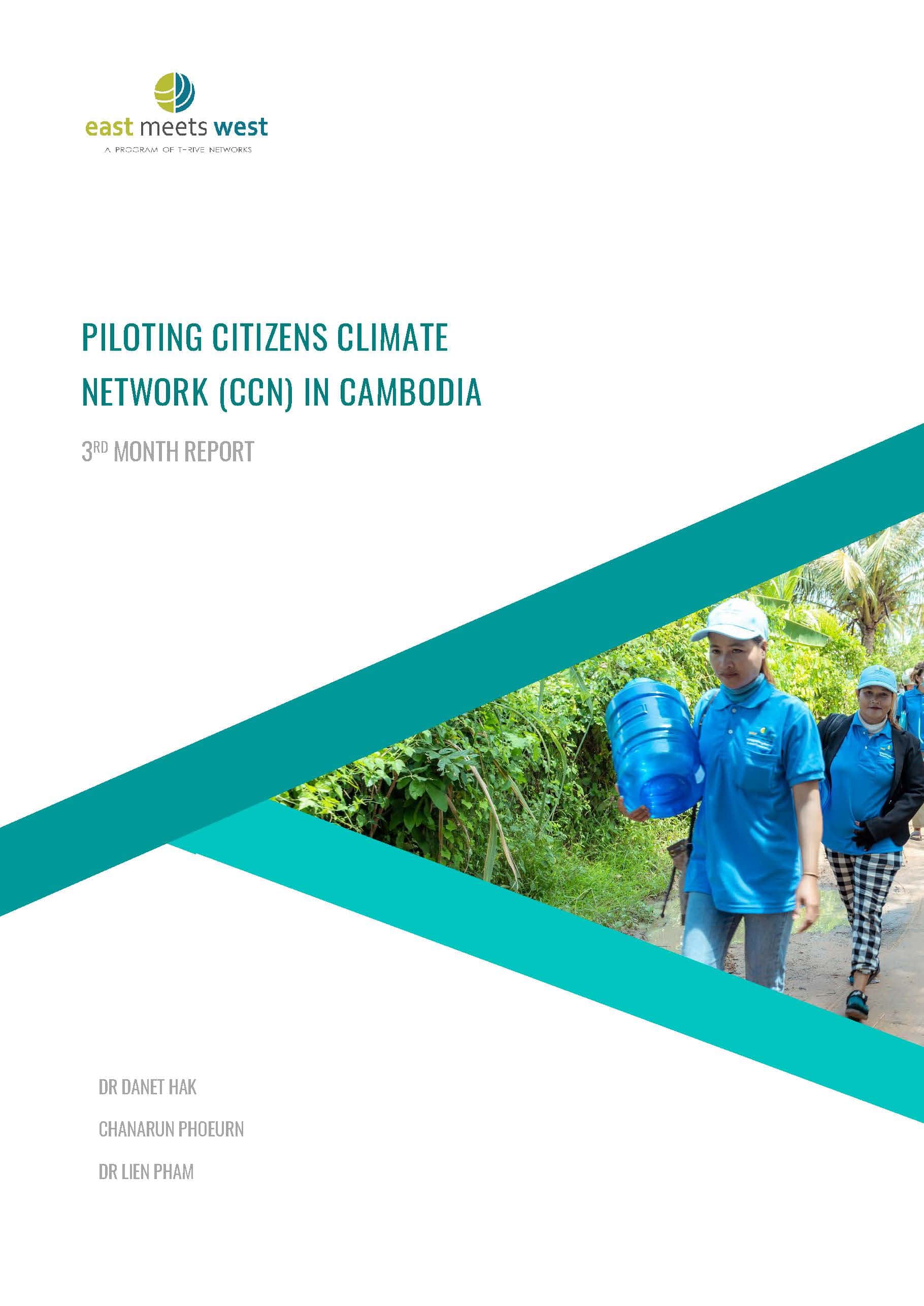 Piloting Citizens Climate Network (CCN) in Cambodia. August 2022 Report.